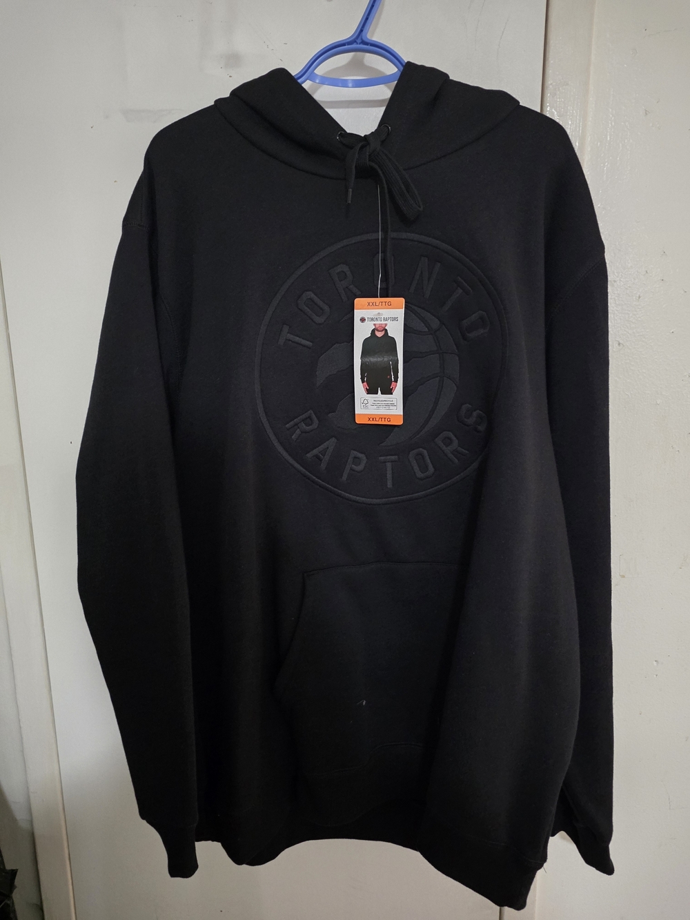 Toronto Raptors Black Pullover Hoodie XXL